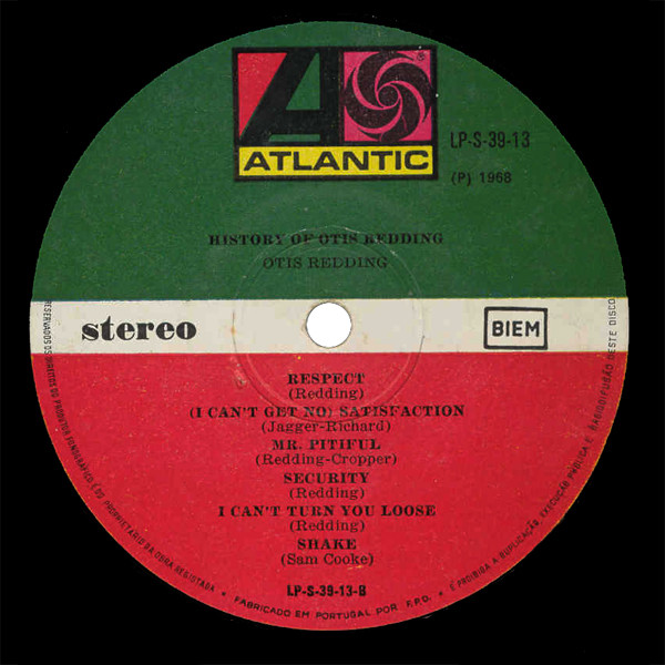 Otis Redding - History Of Otis Redding | Atlantic (LP-S-39-13) - 4