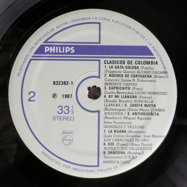 Various - Clásicos De Colombia | Philips (832382-1) - 3 Various - Clásicos De Colombia | Philips (832382-1) - 3