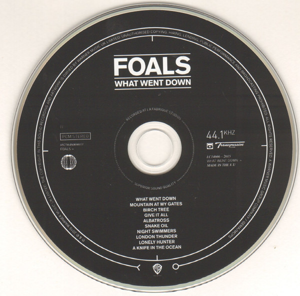 Foals - What Went Down | Transgressive Records (0825646069033) - 4 Foals - What Went Down | Transgressive Records (0825646069033) - 4