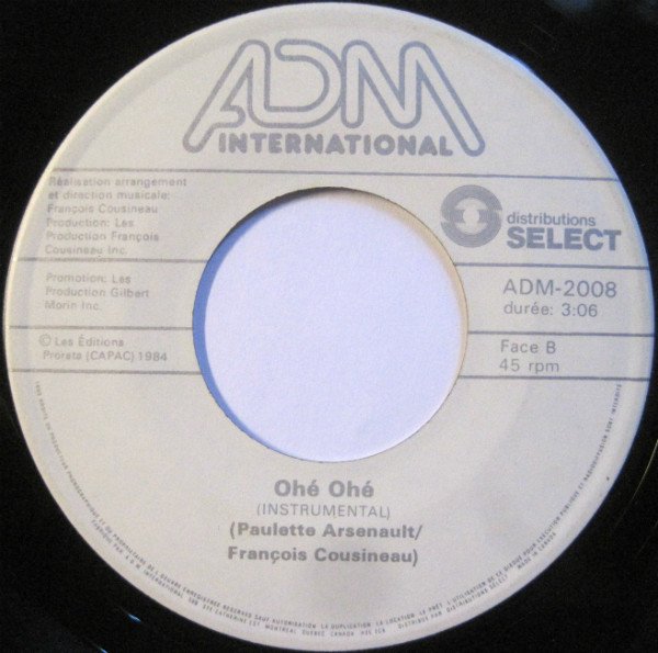 Normand Brathwaite / François Cousineau / Martine St-Clair - Ohé Ohé | ADM International (ADM-2008) - 4