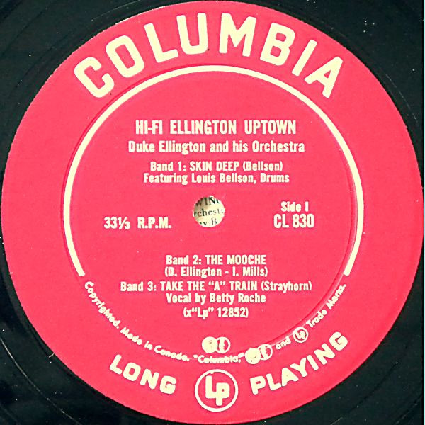 Duke Ellington And His Orchestra - Hi-Fi Ellington Uptown | Columbia (CL 830) - 3 Duke Ellington And His Orchestra - Hi-Fi Ellington Uptown | Columbia (CL 830) - 3
