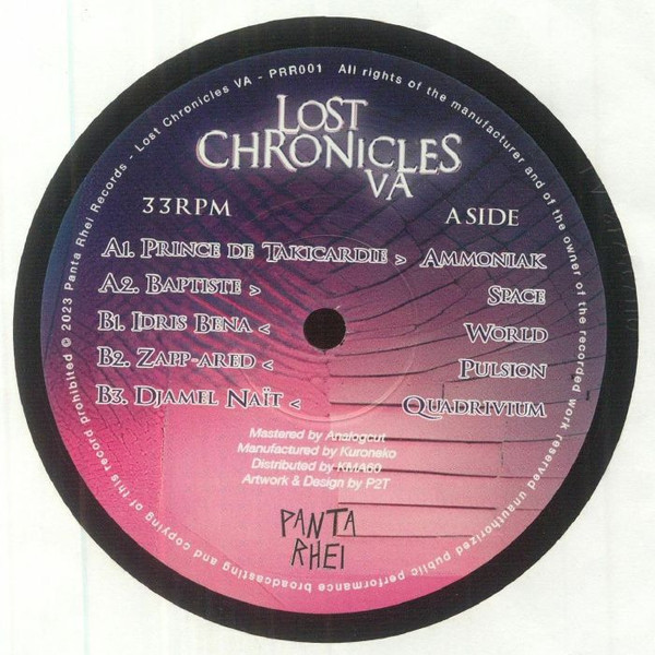 Various - Lost Chronicles | Panta Rhei Records (PRR001) - main Various - Lost Chronicles | Panta Rhei Records (PRR001) - main