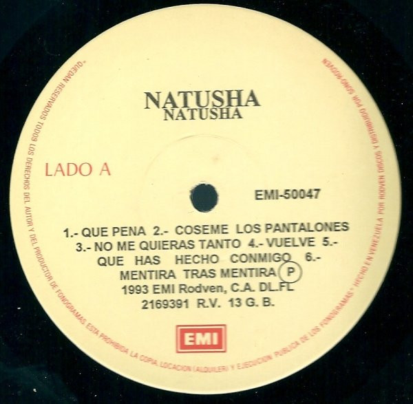 Natusha - Natusha | EMI (EMI-50047) - 3 Natusha - Natusha | EMI (EMI-50047) - 3