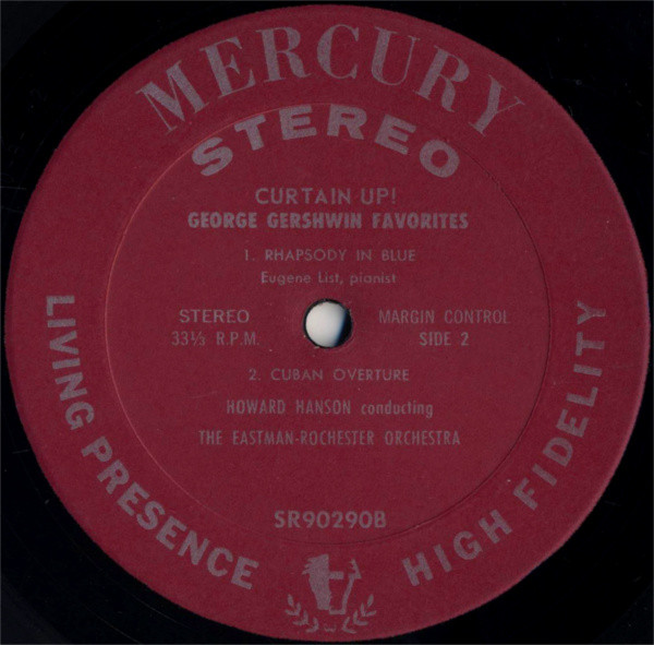 George Gershwin - Curtain Up! Gershwin Favorites | Mercury (SR90290) - 4 George Gershwin - Curtain Up! Gershwin Favorites | Mercury (SR90290) - 4