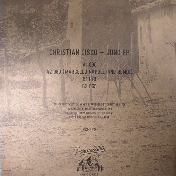 Christian Lisco - Juno EP | Paramount City Records (PCR #2) - main Christian Lisco - Juno EP | Paramount City Records (PCR #2) - main