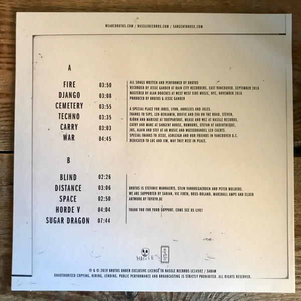 Brutus - Nest (Limited Edition) [Vinyl] | Hassle Records (HOFF300LPB) - 2