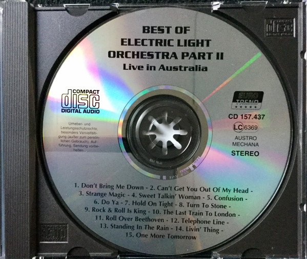 Electric Light Orchestra Part II - Best Of Electric Light Orchestra Part II (Live In Australia) | Eurotrend (157.437) - 2 Electric Light Orchestra Part II - Best Of Electric Light Orchestra Part II (Live In Australia) | Eurotrend (157.437) - 2