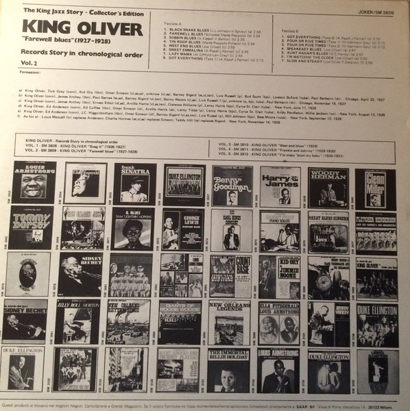 King Oliver - Farewell Blues (1927 - 1928) | Joker (SM 3809) - 2 King Oliver - Farewell Blues (1927 - 1928) | Joker (SM 3809) - 2