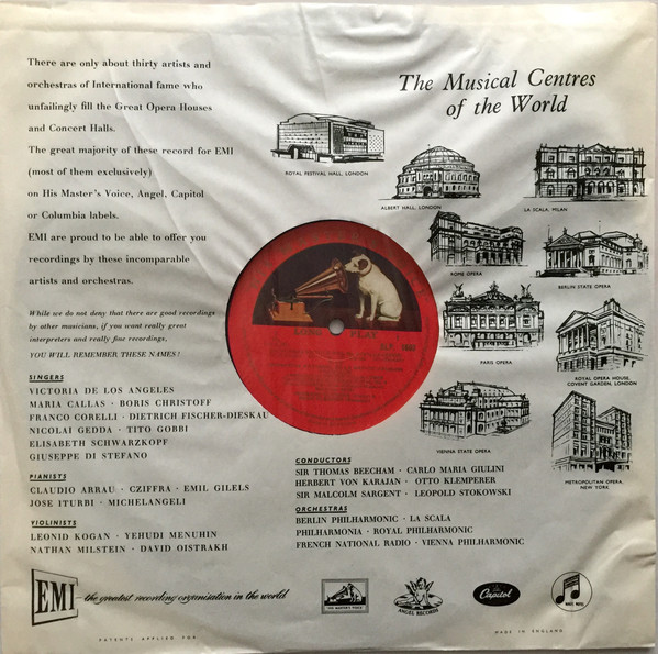 Heitor Villa-Lobos , Victoria De Los Angeles , Orchestre National De France - Bachianas Brasileiras, Nos. 2, 5, 6, & 9 | His Master's Voice (ALP 1603) - 3 Heitor Villa-Lobos , Victoria De Los Angeles , Orchestre National De France - Bachianas Brasileiras, Nos. 2, 5, 6, & 9 | His Master's Voice (ALP 1603) - 3