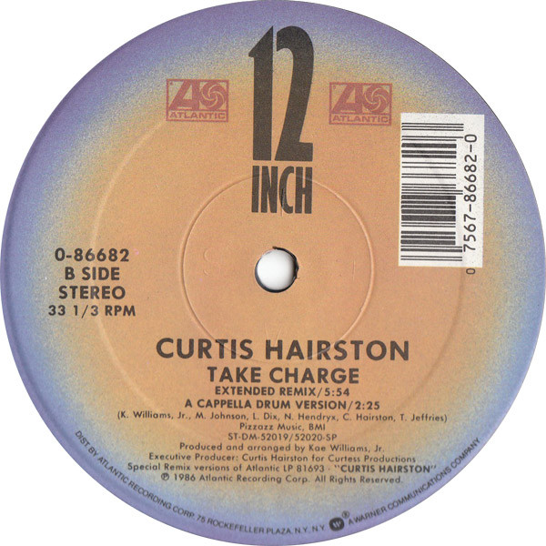 Curtis Hairston - Let's Make Love Tonight / Take Charge | Atlantic (0-86682) - 4