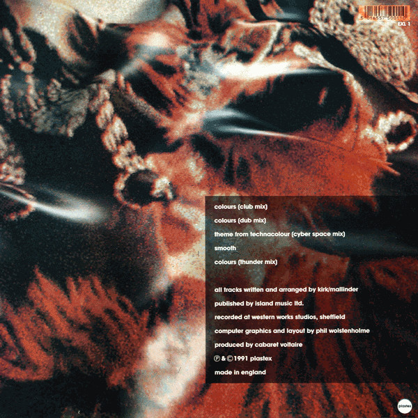 Cabaret Voltaire - Colours | Plastex (EXL 1) - 2
