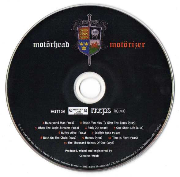 Motörhead - Motörizer | BMG (BMGCAT375CD) - 3