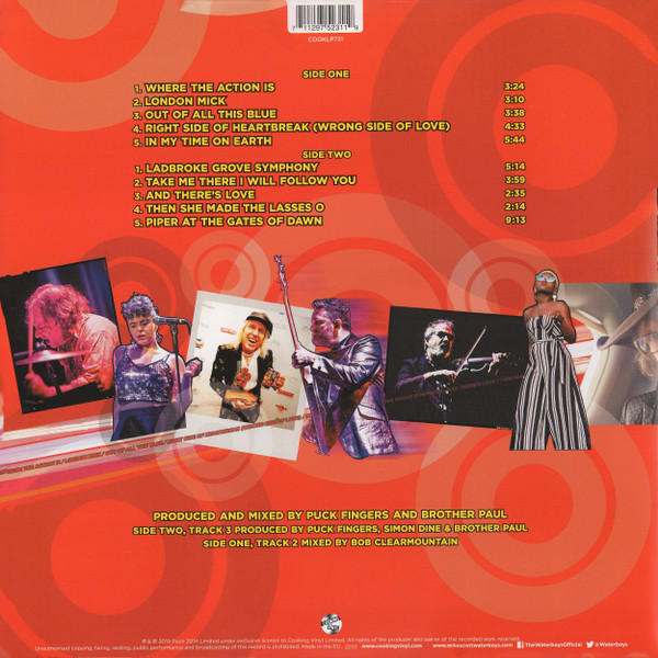 The Waterboys - Where The Action Is | Cooking Vinyl (COOKLP731) - 4 The Waterboys - Where The Action Is | Cooking Vinyl (COOKLP731) - 4
