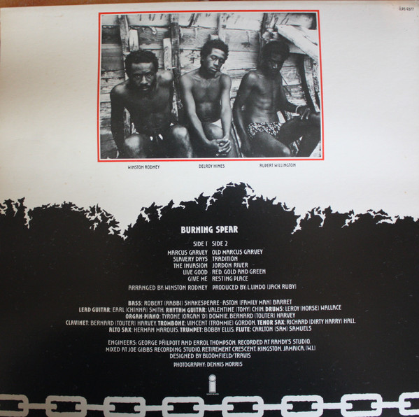 Burning Spear - Marcus Garvey | Island Records (ILPS 9377) - 2 Burning Spear - Marcus Garvey | Island Records (ILPS 9377) - 2