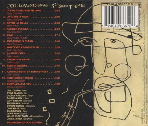 Joe Lovano Nonet - 52nd Street Themes | Blue Note (7243 4 96667 2 6) - 2