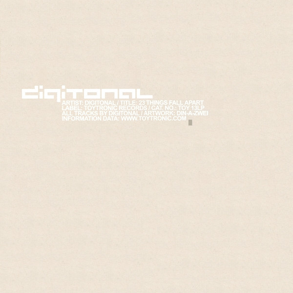 Digitonal - 23 Things Fall Apart | Toytronic (toy 13 lp)