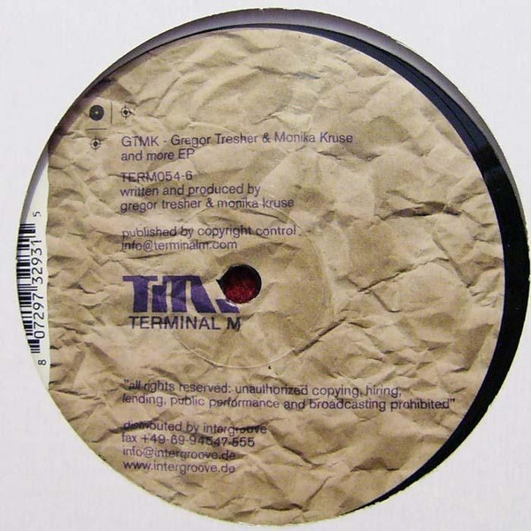 GTMK - And More EP | Terminal M (TERM-054-6) - 2