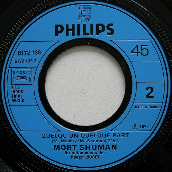 Mort Shuman - Comme Avant | Philips (6172 138) - main