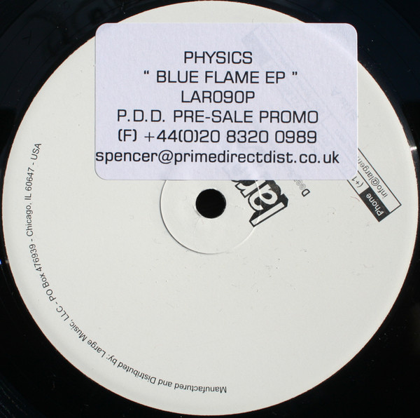 Physics - Blue Flame EP | Large Records (LAR-090P) - main Physics - Blue Flame EP | Large Records (LAR-090P) - main