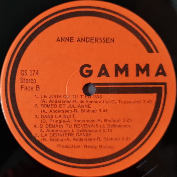 Anne Anderssen - Anne Anderssen [Vinyl] | Gamma (GS 174) - 4