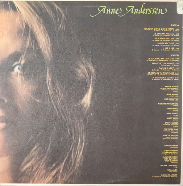 Anne Anderssen - Anne Anderssen [Vinyl] | Gamma (GS 174) - 2