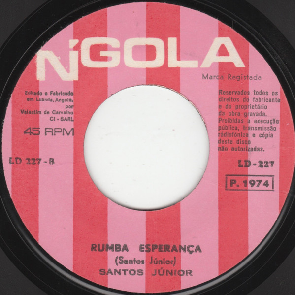 Santos Júnior - N'gui Banza Mamã / Rumba Esperança | N'Gola (LD-227) - 4
