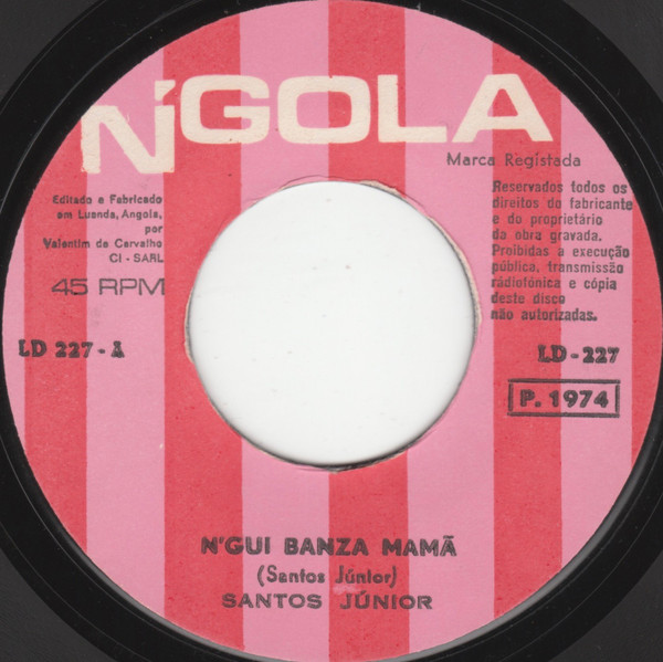 Santos Júnior - N'gui Banza Mamã / Rumba Esperança | N'Gola (LD-227) - 3