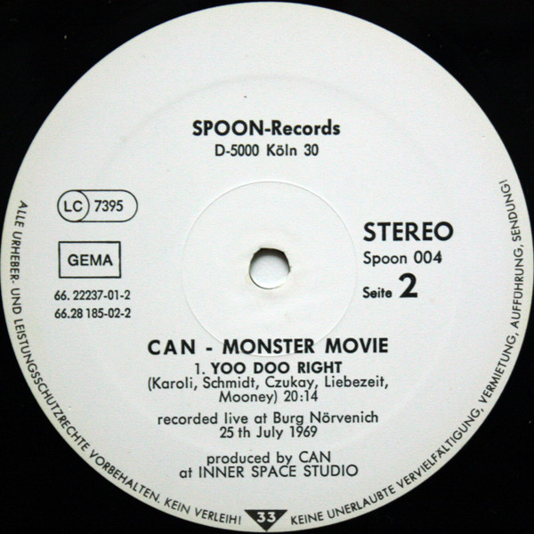 Can - Monster Movie | Spoon Records (SPOON 004) - 4 Can - Monster Movie | Spoon Records (SPOON 004) - 4