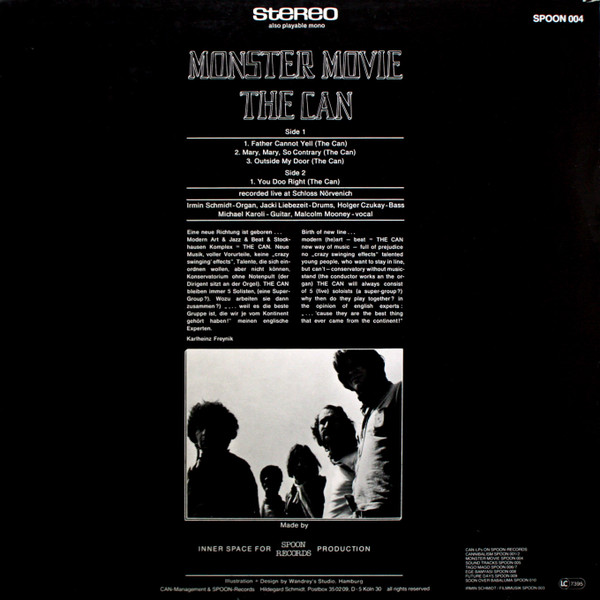 Can - Monster Movie | Spoon Records (SPOON 004) - 2 Can - Monster Movie | Spoon Records (SPOON 004) - 2