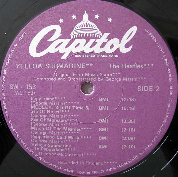 The Beatles - Yellow Submarine | Capitol Records (SW-153) - 4 The Beatles - Yellow Submarine | Capitol Records (SW-153) - 4