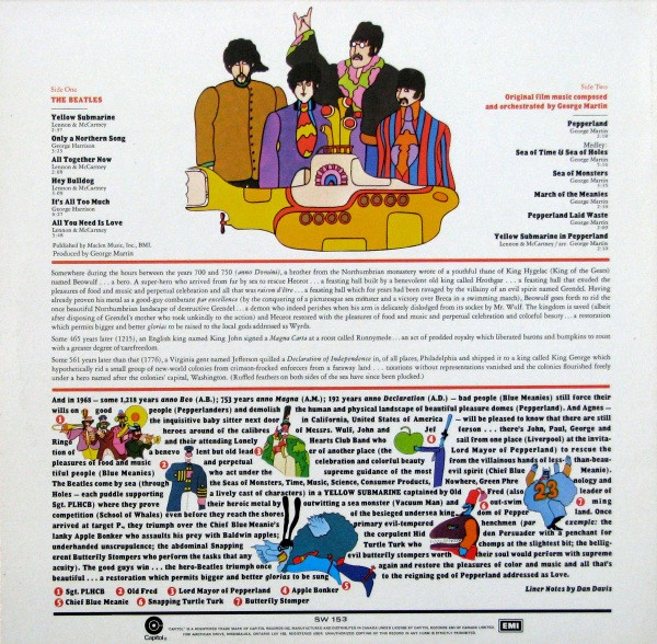 The Beatles - Yellow Submarine | Capitol Records (SW-153) - 2 The Beatles - Yellow Submarine | Capitol Records (SW-153) - 2