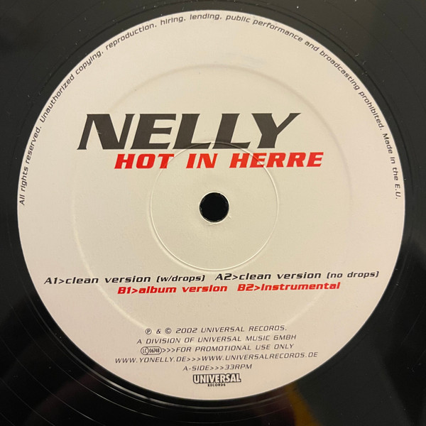 Nelly - Hot In Herre | Universal Records (NELLYVP5) - 3 Nelly - Hot In Herre | Universal Records (NELLYVP5) - 3