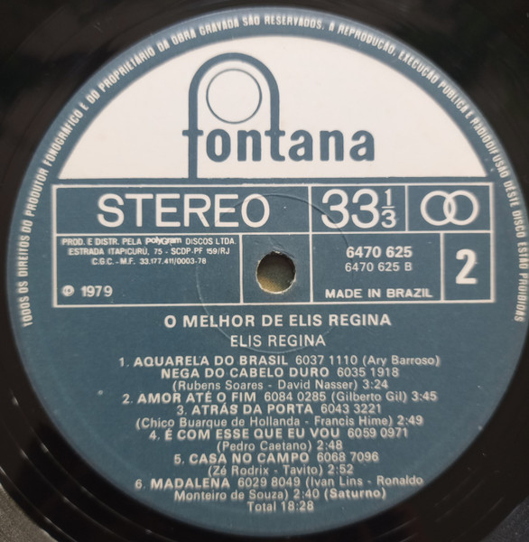 Elis Regina - O Melhor De Elis | Fontana (6470 625) - 4 Elis Regina - O Melhor De Elis | Fontana (6470 625) - 4