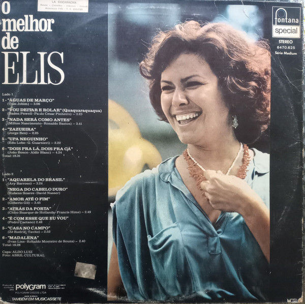 Elis Regina - O Melhor De Elis | Fontana (6470 625) - 2 Elis Regina - O Melhor De Elis | Fontana (6470 625) - 2