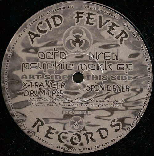 Octodred - Psychic Monk EP | Acid Fever Records (MDMA 9608) - main