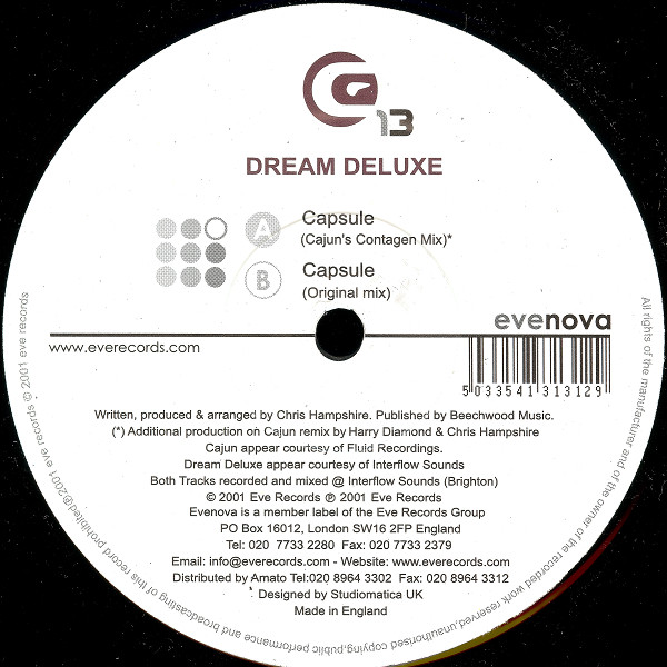Dream Deluxe - Capsule | Eve Nova (EVE NOVA 013)