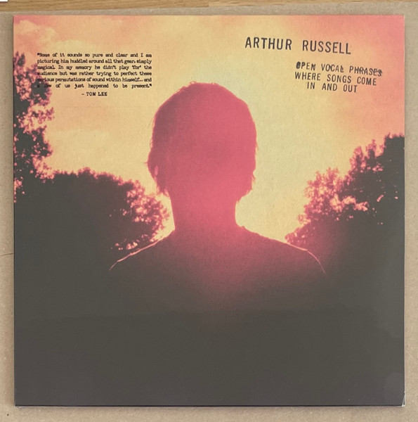 Arthur Russell - Open Vocal Phrases Where Songs Come In And Out (Live 12/20/85) | Audika (AU-1028-1)