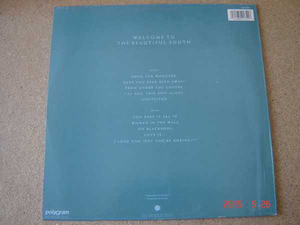 The Beautiful South - Welcome To The Beautiful South | London Records (842 080-1) - 2