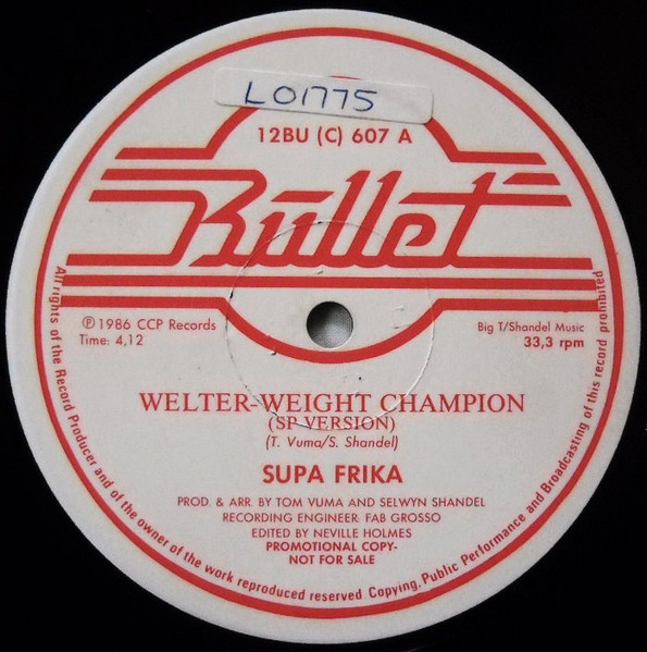 Supa Frika - Welter Weight Champion | Bullet (12BU (C) 607) - main