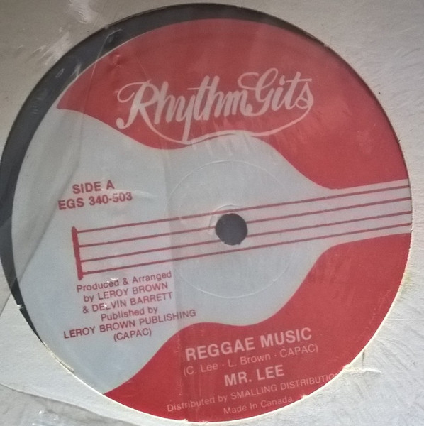 Mr. Lee - Reggae Music / The Gun | Rhythm Gits (EGS 340-503) - 2 Mr. Lee - Reggae Music / The Gun | Rhythm Gits (EGS 340-503) - 2