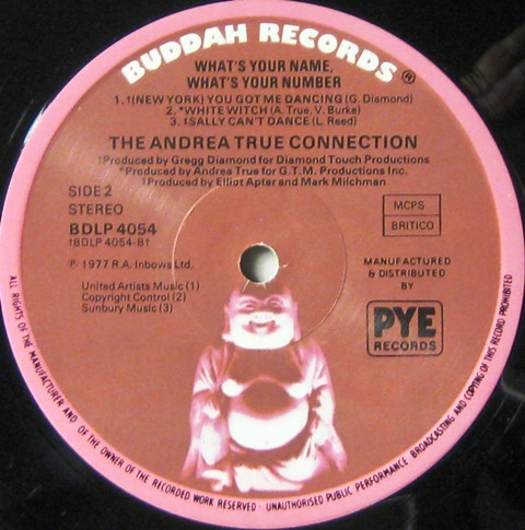 Andrea True Connection - What's Your Name, What's Your Number | Buddah Records (BDLP 4054) - 4 Andrea True Connection - What's Your Name, What's Your Number | Buddah Records (BDLP 4054) - 4