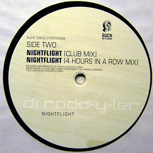 Rodd-Y-Ler - Nightflight | Suck Me Plasma (SUCK 126) - 4