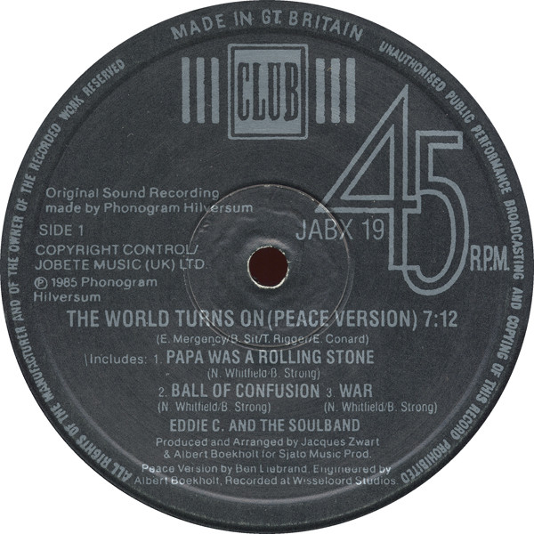Eddy & The Soulband - The World Turns On | Club (JABX 19) - main Eddy & The Soulband - The World Turns On | Club (JABX 19) - main