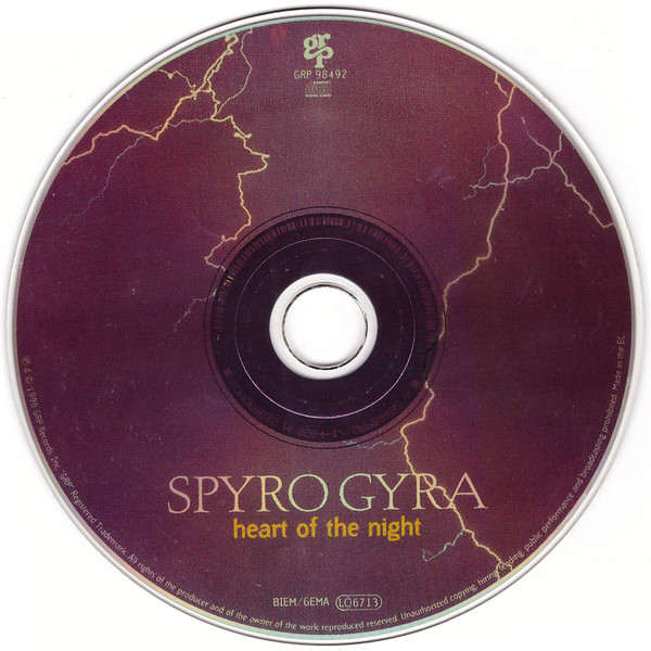 Spyro Gyra - Heart Of The Night | GRP (GRP 98492) - 3