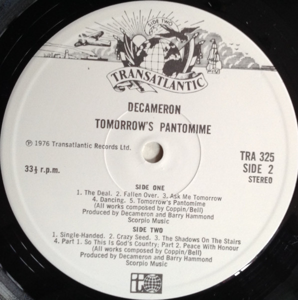 Decameron - Tomorrow's Pantomime | Transatlantic Records (TRA 325) - 4 Decameron - Tomorrow's Pantomime | Transatlantic Records (TRA 325) - 4