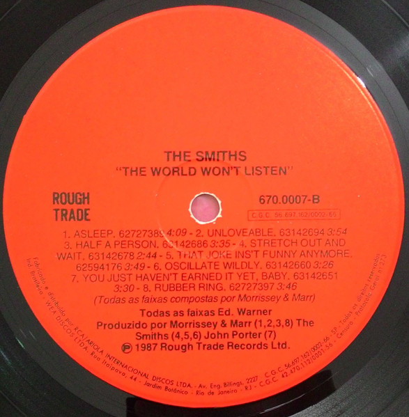 The Smiths - The World Won't Listen | Rough Trade (670.0007) - 4
