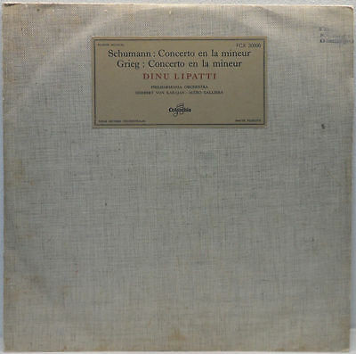 Robert Schumann / Edvard Grieg - Dinu Lipatti , Philharmonia Orchestra , Herbert von Karajan • Alceo Galliera - Concerto En La Mineur / Concerto En La Mineur | Columbia (FCX 30096) - main