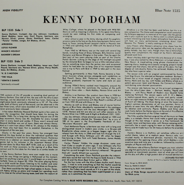 Kenny Dorham - Afro-Cuban | Blue Note (BLP 1535) - 2