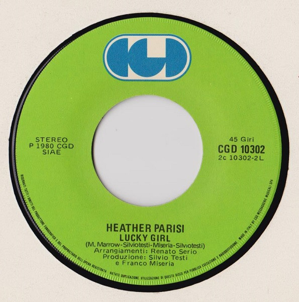 Heather Parisi - Ti Rockerò | CGD (CGD 10302) - 4
