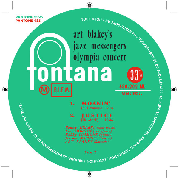 Art Blakey & The Jazz Messengers - Olympia Concert | Sam Records (SRLP28) - 4